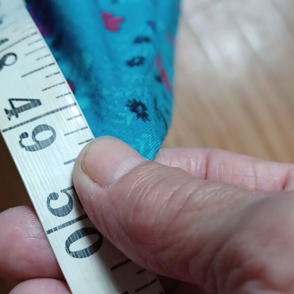 Ester Women's Maxi Blue Floral Sun Dress L Strapless L - Picture 8 of 9